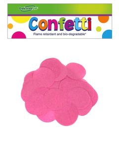 25mm Fuchsia Flame Retardant Tissue Confetti 100g Oaktree