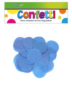 25mm Blue Flame Retardant Tissue Confetti 100g Oaktree