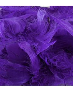 Purple Mixed Sized Feathers 50g Eleganza
