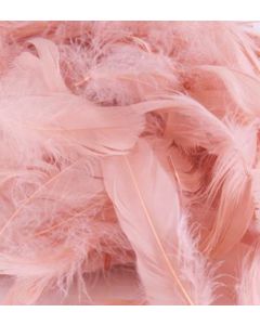 Rose Gold Mixed Sized Feathers 50g Eleganza