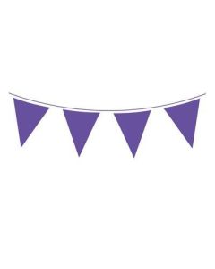 Purple 10m 20 Flag Waterproof Bunting Oaktree