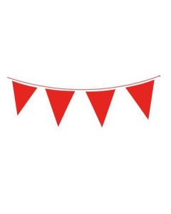 Red 10m 20 Flag Waterproof Bunting Oaktree
