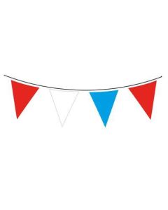 Red, White & Blue10m 20 Flag Waterproof Bunting Oaktree