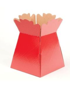 PORTO VASE GLOSSY RED BOX OF 25 - 65403/25