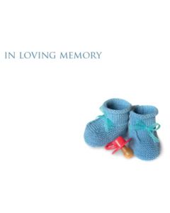 Large Cards In Loving Memory Blue Boy