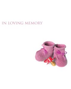 Large Cards In Loving Memory Baby Girl