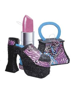 Pink & Black Glamour Pinatas Unqiue