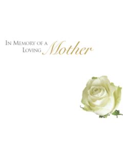 Small Cards Sc In Memory Of A Loving Mum