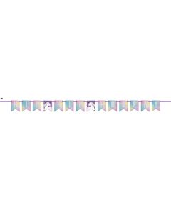 Unicorn 7' Pennant Banner Unique