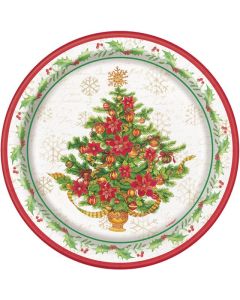 Pk8 21.9cm Paper Plates Unique