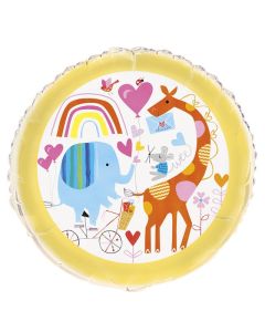 18" Zoo Baby Shower Foil