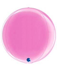 15" Fuchsia 4D Globe  Grabo