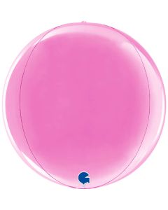 11" Fuchsia 4D Globe Foil Grabo
