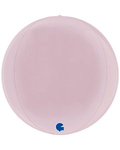 11" Pastel Pink 4D Globe Foil Grabo