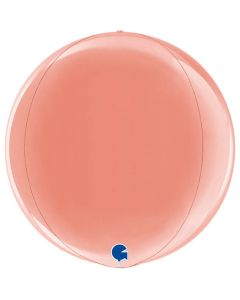 Globe 15" Rose Gold 4D - Foil Balloon - 74123RG-P