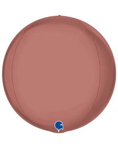 15" Rose 4D Globe  Grabo