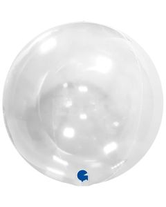 Globe 15" Transparent 4D - Foil Balloon- Unpackaged - 741T09TESV