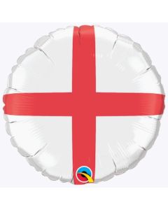 18" Round St. George's Cross Foil Balloon Qualatex