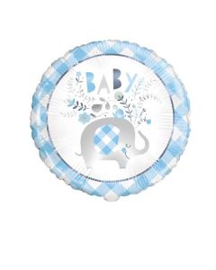 18" PKG BLU FLRL ELPHNT FL BLN - 78407/U