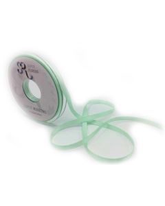 6mm Satin Ribbon On 20m Reel Pastel Green