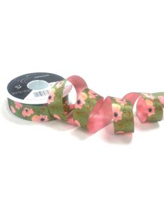 25mm Petal Green Ribbon O25mm Petal Green Ribbon On A 20m Reeln A 20m Reel