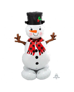 Airloonz: Snowman Anagram 35"/88cm x 55"/139cm