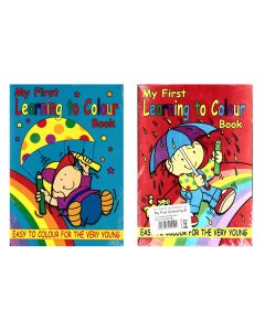 12 My First Learning to Colour Books