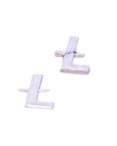 4cm Silver Aluminium Letter L