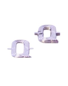 4cm Silver Aluminium Letter Q