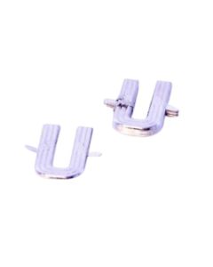 4cm Silver Aluminium Letter U