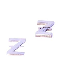 4cm Silver Aluminium Letter Z