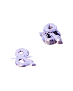 4cm Silver Aluminium &