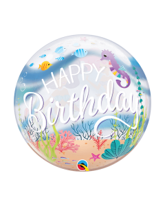 22" Mermaid Birthday Bubble Qualatex