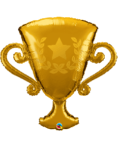 39" Golden Trophy SuperShape Foil Balloon Qualatex