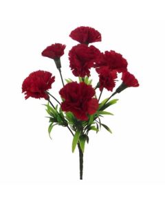 31CM CARNATION BUSH - RED - 886030/1