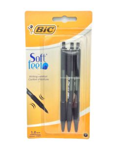 BIC CLIC SOFT FEEL PEN BLK - 8900471/837395/1