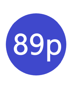 89p x 1000 stickers per roll