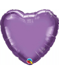 9" QUARTZ PURPLE HEART FOIL Unpackaged - 90264/1