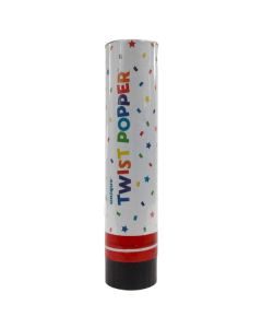 Twist Confetti Popper 7.5" Unique