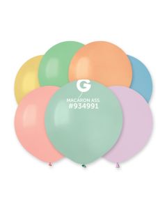 19" Pk25 Latex Balloons Macaron Ass. - G19.MAC.25