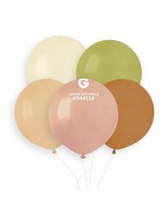 19" Natural Latex Balloons Pk25 Gemar