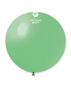 Pk10 40" Latex Balloons Mint Green Gemar