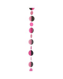 1.2m Pink & Black Balloon Tail-Circle Anagram