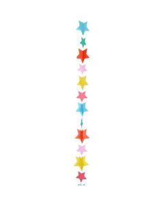 1.2m Multi Colour Balloon Tail-Star Anagram