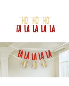 HO HO HO Letter Banner 2m