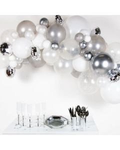 Silver DIY Garland Balloon Kit Amscan