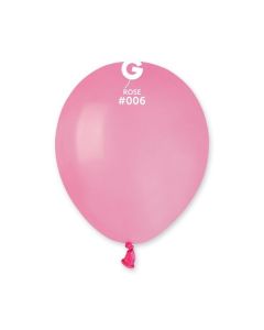 5" Pk50 Latex Balloons Rose #006 - A50.006.50