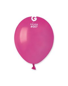 5" Pk50 Latex Balloons Fuchsia #007 - A50.007.50