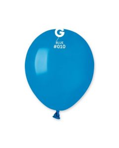5" Pk50 Latex Balloons Blue #010 - A50.010.50