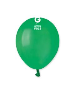 5" Pk50 Latex Balloons Green #013 - A50.013.50
